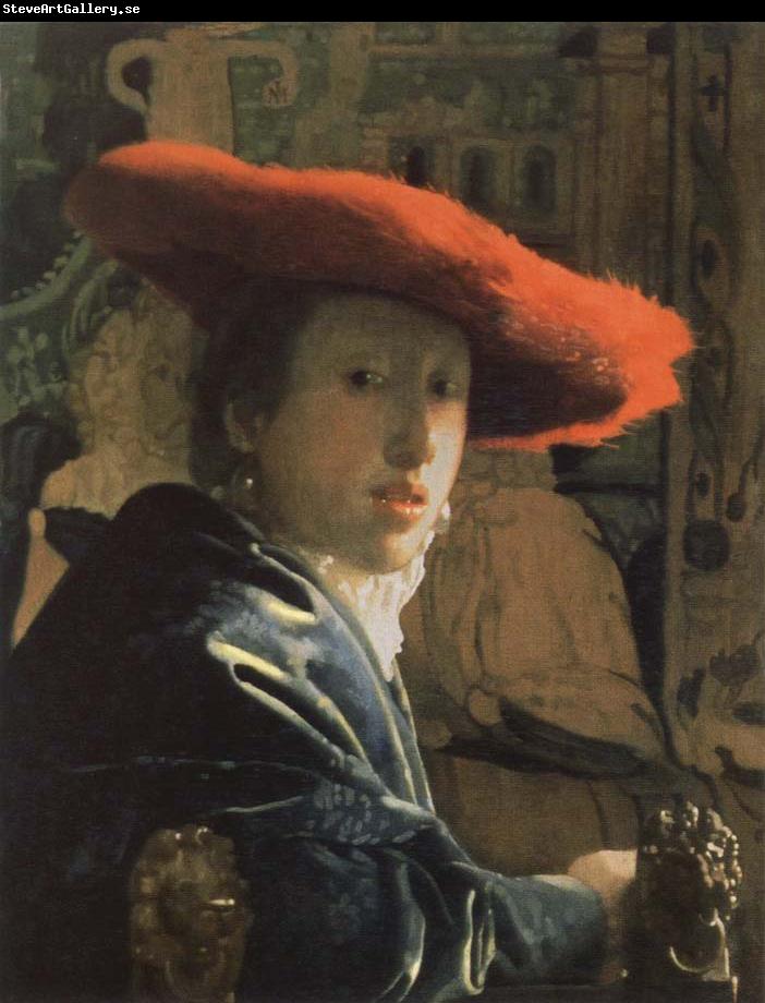 Jan Vermeer the girl with the red hat